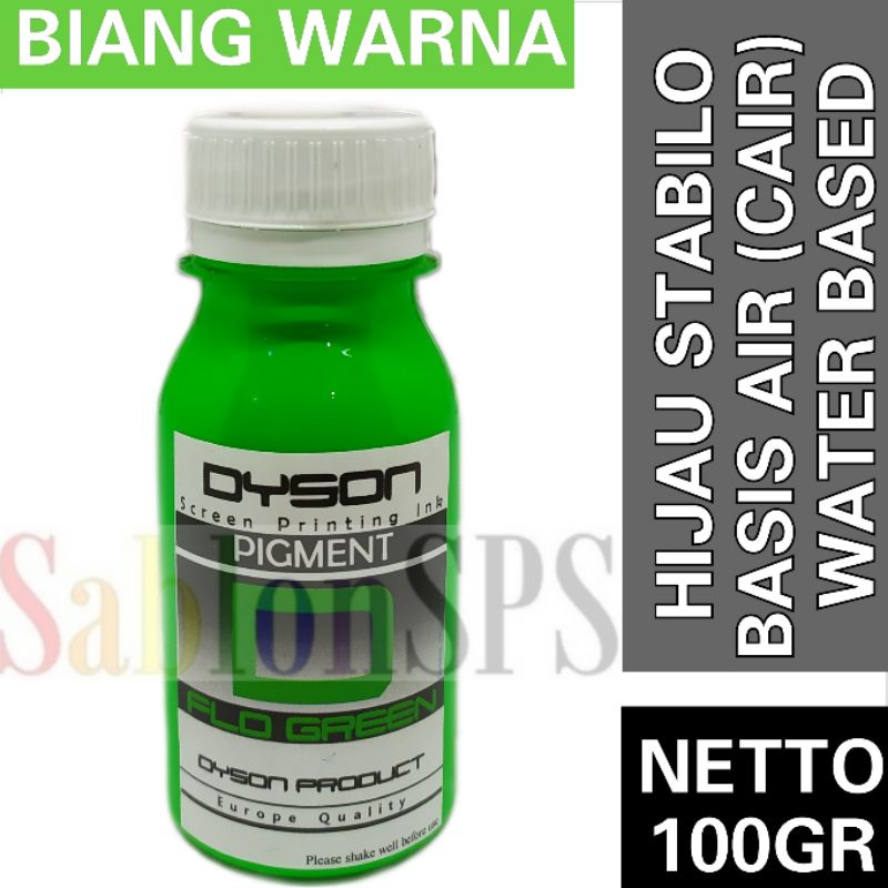 Biang Warna Sablon Hijau Stabilo Pigmen Sablon Flo Green