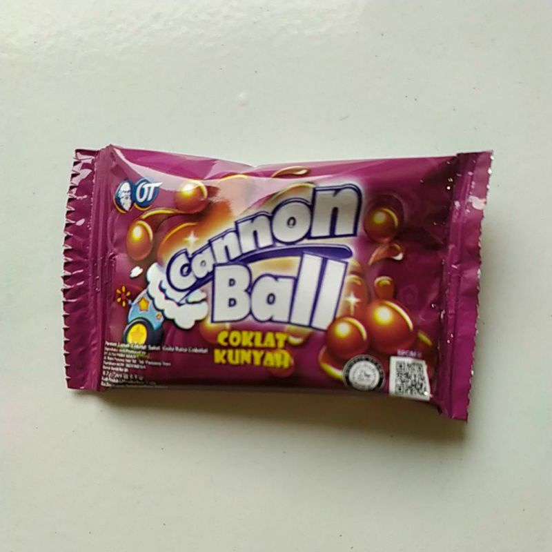 

Cannpn Ball 6.3 g Permen Coklat Kunyah Jajanan Legend