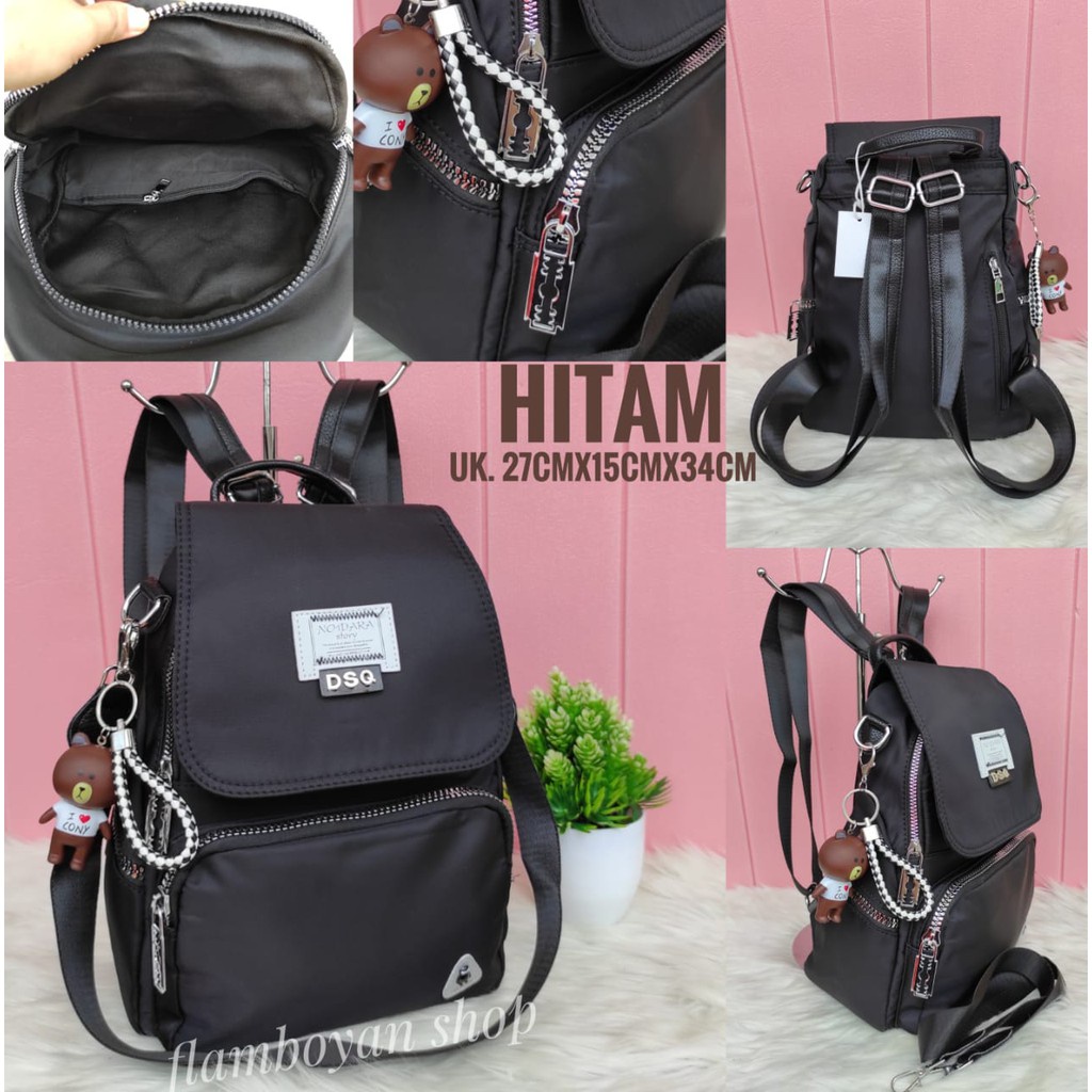 RANSEL WANITA IMPORT DSQ 2IN1 12#