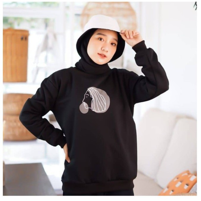 SWEATER WANITA FACE ZERA TEBAL TERBARU,