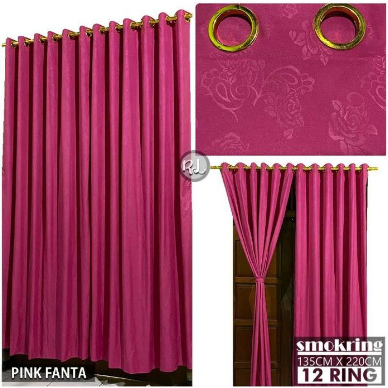 Gorden Smokering 12 Ring Polos Embos Pink Fanta