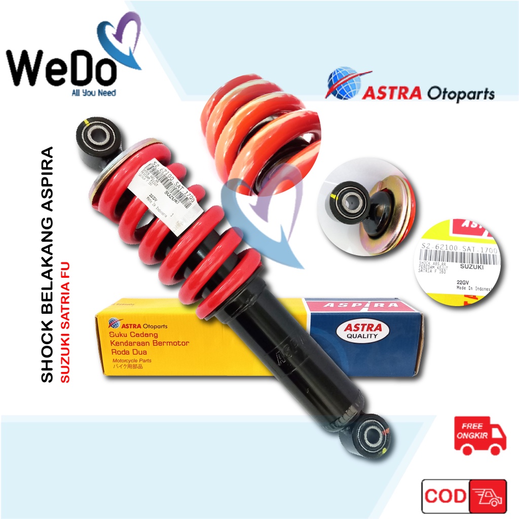 Aspira Shockbreaker FU Satria F150 MonoShock Belakang Motor Suzuki