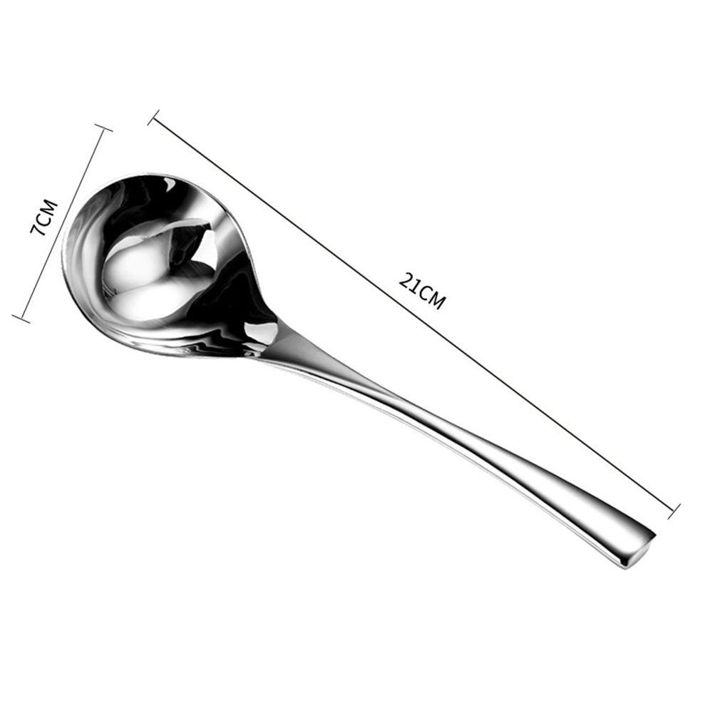 REBUY Sendok Kapasitas Besar Beras Perlengkapan Restoran Alat Makan Alat Dapur Kuah Sendok Sup Ladle Serving Spoon