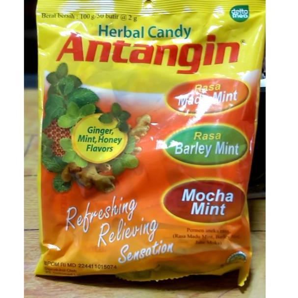 

[DISC NO FREE] Antangin Herbal Candy 100gram (50 butir)