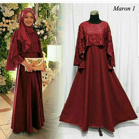 GAMIS SYARI ANNAJAH CAPUCCINO 900GR 110 140 ALLSIZE GAMIS SYARI BUSUI CADAR CREPE HQ POLOS MURAH I.
