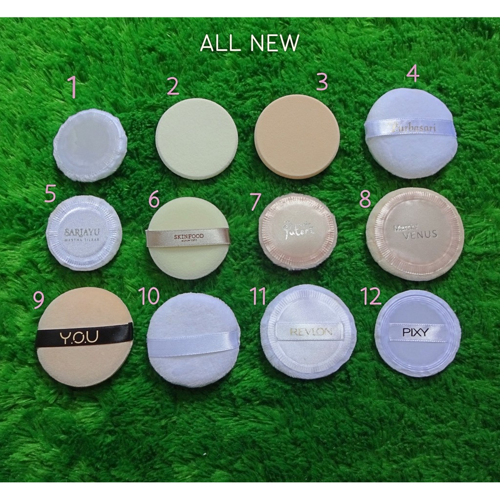 Sponge bedak all collection new- korean collection spons bedak tabur - compact - loose wardah