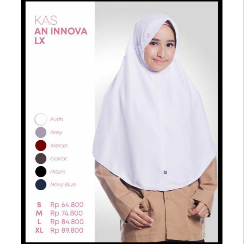 Kerudung Rabbani Sekolah Innova Lx/Jilbab Rabbani ORI/Jilbab Sekolah Rabbani