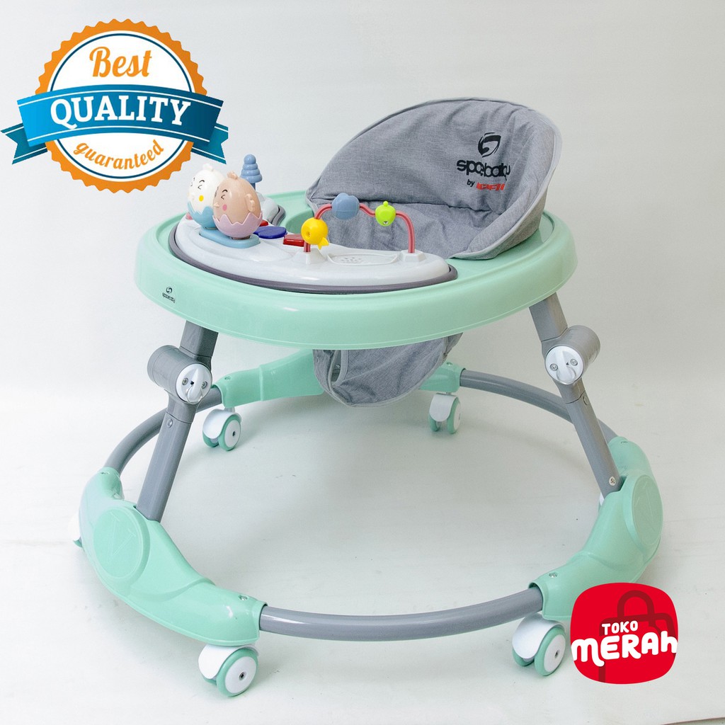 Baby Walker Wolker Roda Dorongan Bayi Belajar Jalan Anak Apolo Kereta Bayi Belajar Jalan - Spacebaby