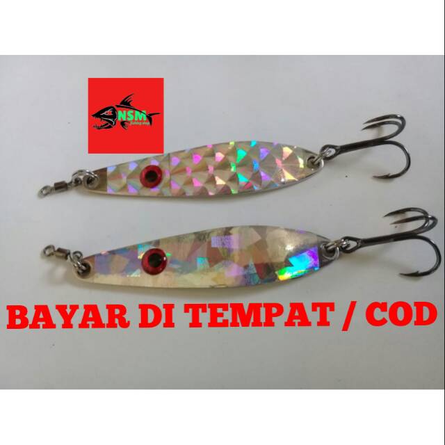 Lure / umpan casting spoon sss stainless anti karat murah - 10 - 12 - 18 gram - COD