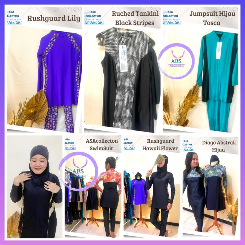 Baju Renang Muslimah Swimwear Muslimah Sale Pakaian Renang Muslimah Wanita Exclusive (Bahan Spandex 