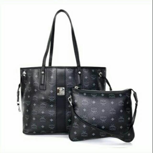 MCM Reversible Visetos Liz Shopper / Tas Branded MCM / Tas MCM Original