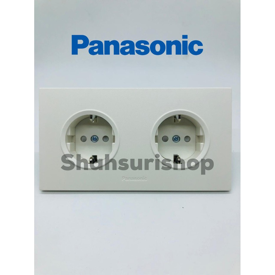 STOP KONTAK PANASONIC WESJP11222 CP 2 GANG 2 GENK