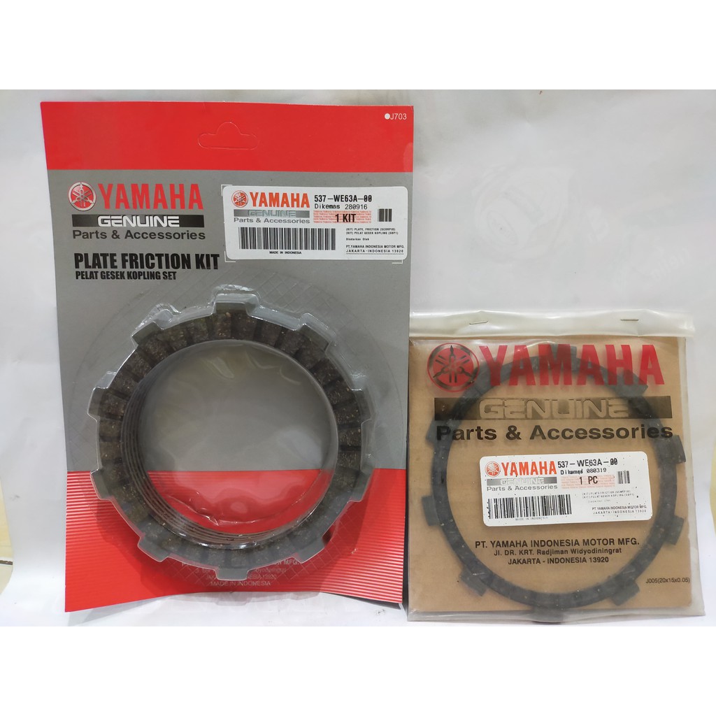 PLAT KOPLING YAMAHA SCORPIO 537-WE63A-00