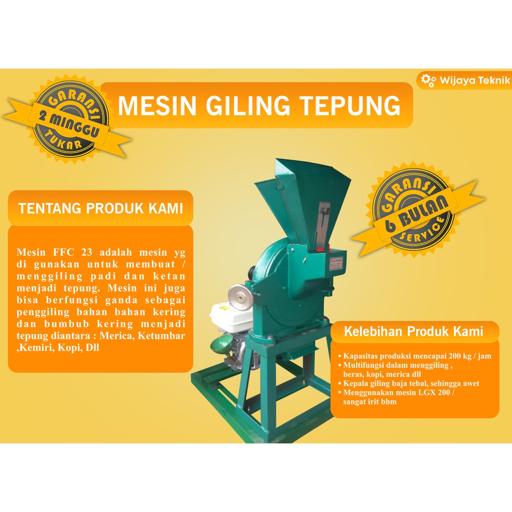 Promo Mesin Giling Tepung Mesin Penggilingan Tepung Murah