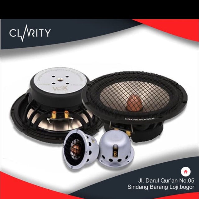 Speaker 2way terbaik dari vox reaserch  alu 2