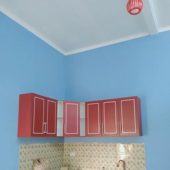 Rak Piring Lemari Gantung Dapur Kitchen Set Leter L Warna Meraih Ukur Franciaseller