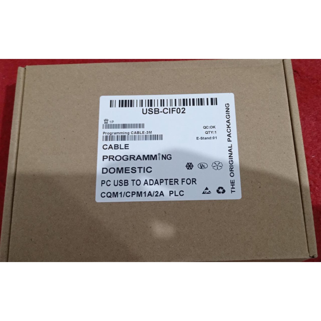 USB-CIF02 USB CIF02 CQM1-CIF02 (CQM1CIF02) Untuk Omron PLC READY STOK