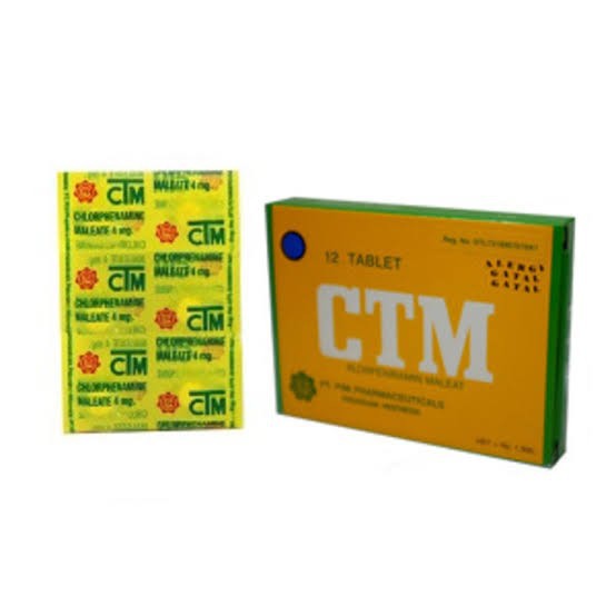 CTM STRIP 12 TABLET (ALERGI BIDURAN)