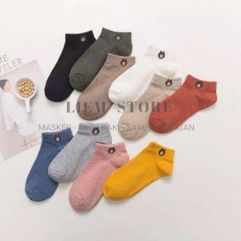 Kaos Kaki Fashion Ankle Cute / Kaos Kaki Fashion Motif / Kaos Kaki Pendek