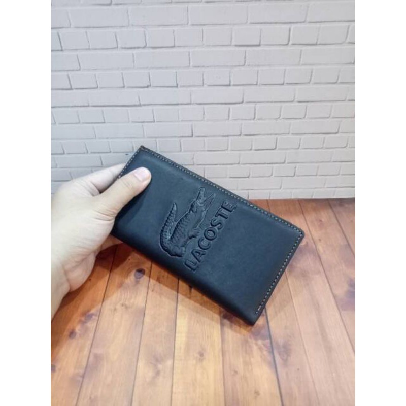 DOMPETKULIT PANJANG /DOMPET KULIT PRIA / DOMPET KULIT LACOSTE /DOMPET KULIT IMPOR Levis lacoste