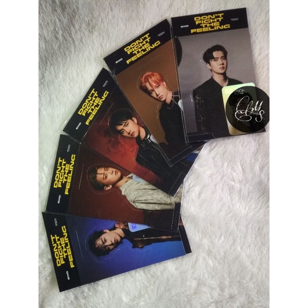 OFFICIAL MD EXO DFTF HOLOGRAM PC SET / PHOTOCARD HOLO / EXO STANDEE DON'T FIGHT THE FEELING / SEHUN 