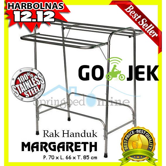 Rak Handuk Stainless Margareth Harga Pabrik