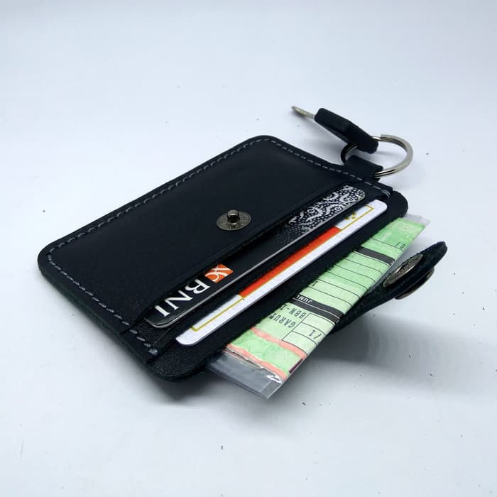 dompet kunci mobil motor STNK kartu SIM etoll e money hitam PHKC227