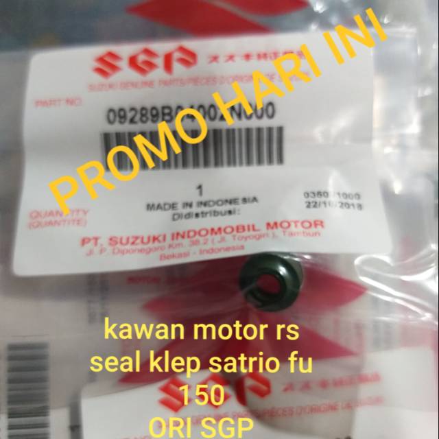 PROMO SEAL KLEP SATRIA FU150 ORI SGP