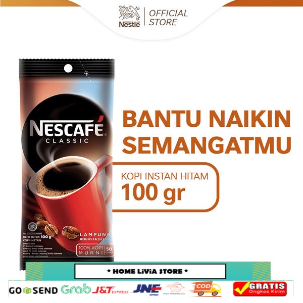 

Nescafe Classic Kopi Instan Sachet 100 gr