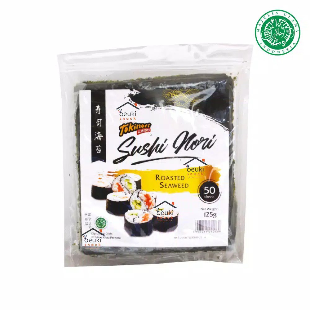 

PACK Tokinori Sushi Nori 50 Sheets - 125gr