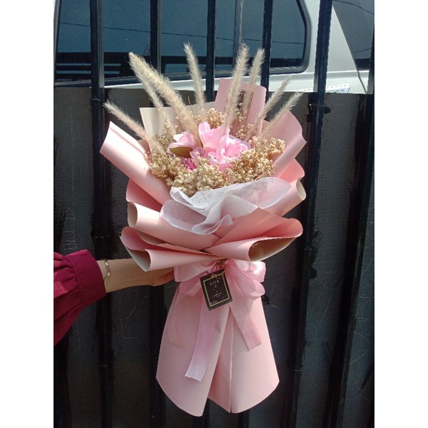 Jual Dried Flowers Bouquet Buket Bunga Kering Buket Bunga Kering