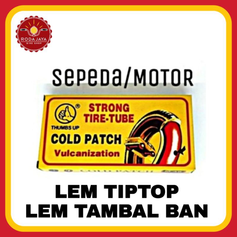 Lem Tip Top/ Lem Karet Tambal Ban Dalam Sepeda Cold Patch