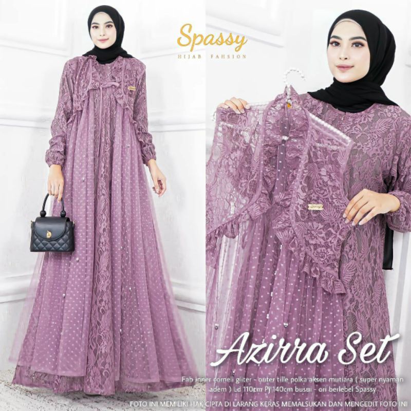 AZIRRA SET / R FASHION / TAS SELEMPANG WANITA / TAS RANSEL WANITA / DRESS / KEMEJA WANITA / SETELAN 