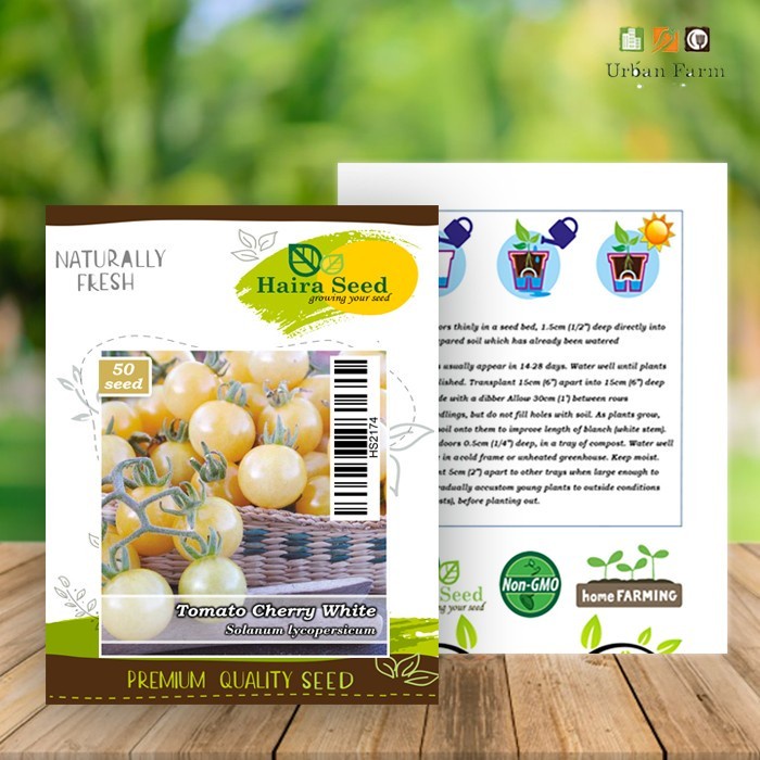 Bibit-Biji Tomat Cherry White/Putih (Haira Seed)