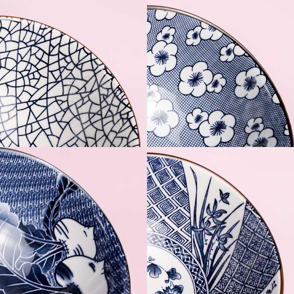 Mangkuk Keramik Bowl Japanese Style 6 PCS - TY-751