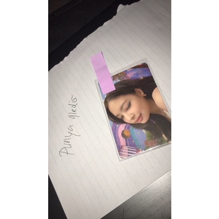 PHOTOCARD JENNIE WINK