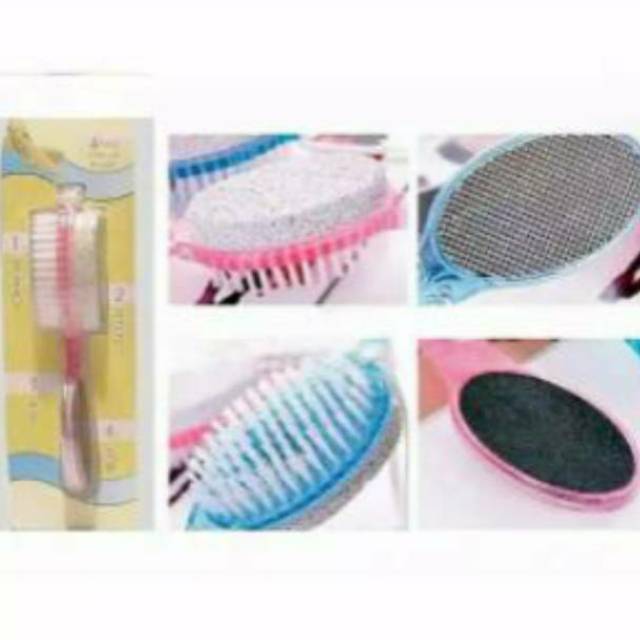 Sikat kaki Batu apung 4 in 1 Pedicure Brush