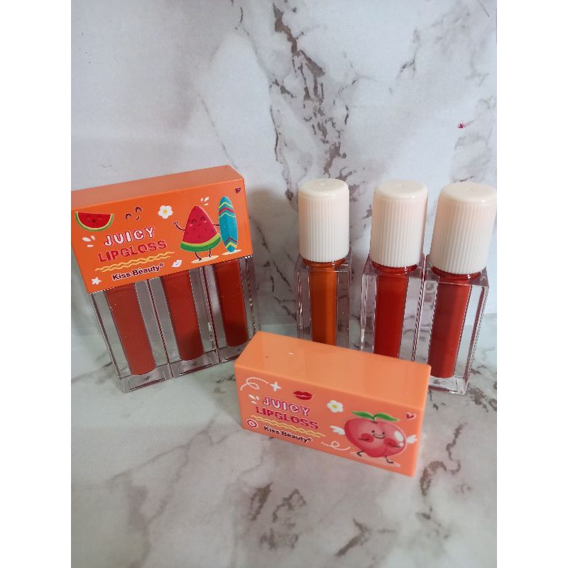 PROMO LIP GLOSS MATTE | LIP CREAM KISS BEAUTY JUICY | POWDER LIPS NO.70015-03 | 70135-03