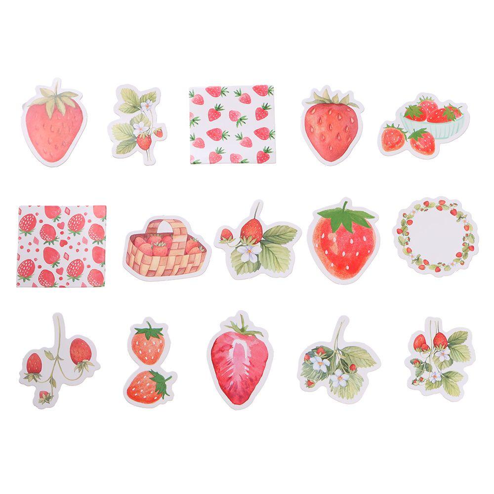 Populer Stiker Perekat Diri Keju DIY Rekening Tangan Strawberry