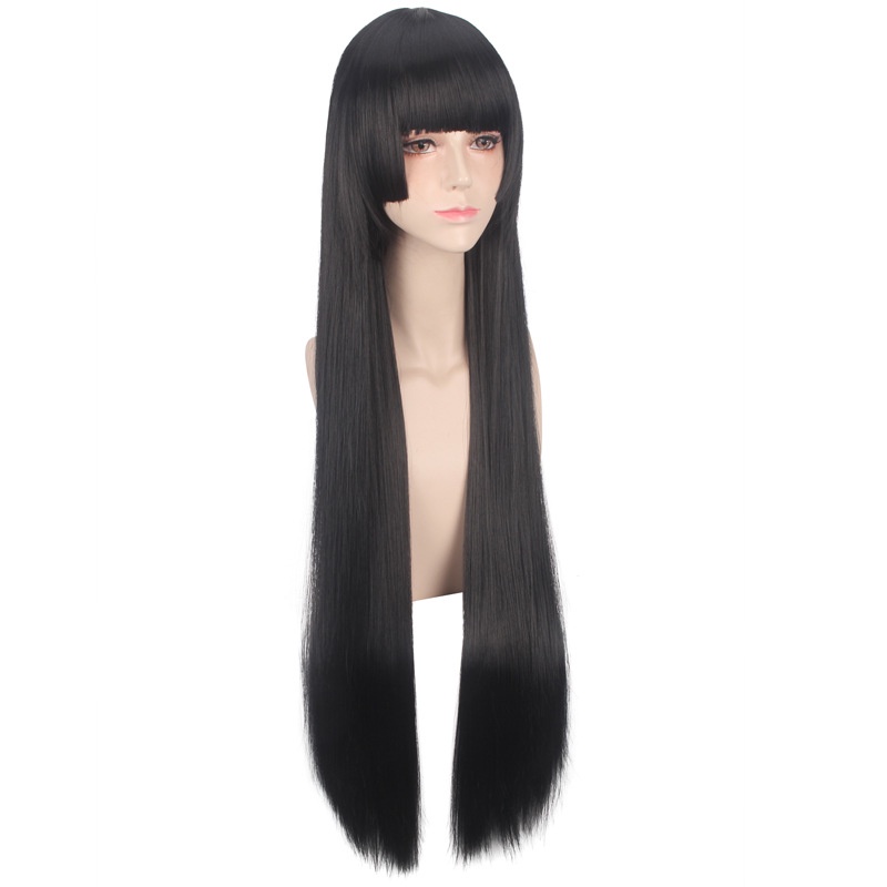 LOL-134 wig rambut palsu daily lolita lurus panjang hitam kakegurui yumeko jabami