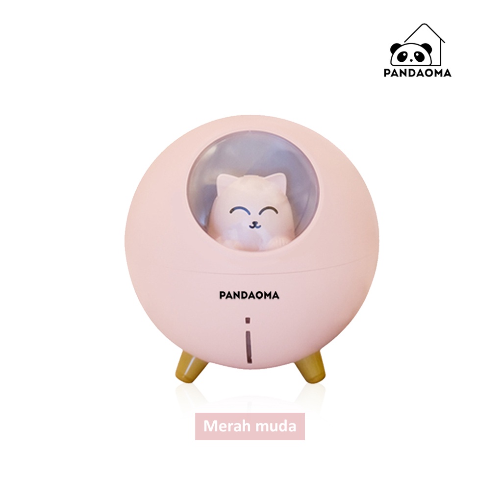 Pandaoma Diffuser Humidifier Portable 220 ML Diffuser D127-Pink