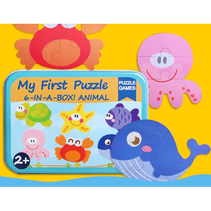 TweedyToys - Mainan Edukatif / Puzzle Anak My First Puzzle / Puzzle Kayu Lucu