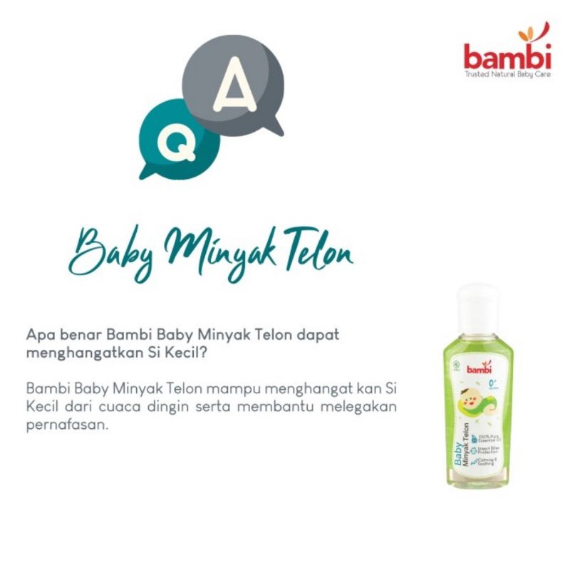 Bambi Baby Minyak Telon 60 ml