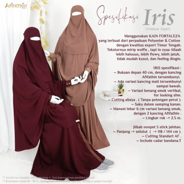 Gamis Set Iris By Afifathin