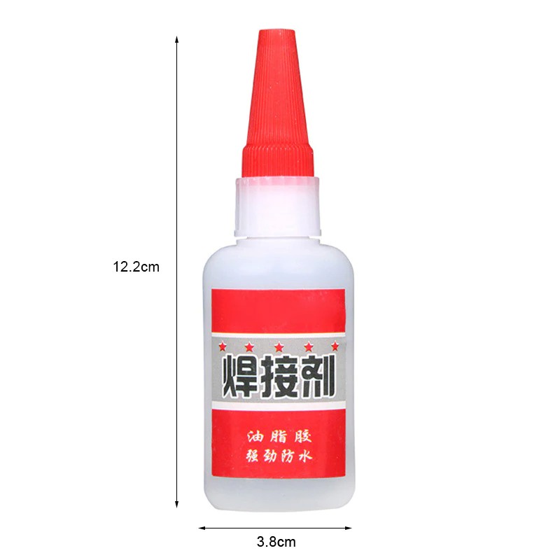 [BISA COD] Lem Power Glue Universal Welding Glue Plastic Wood Metal Rubber Tire Repair 50ml