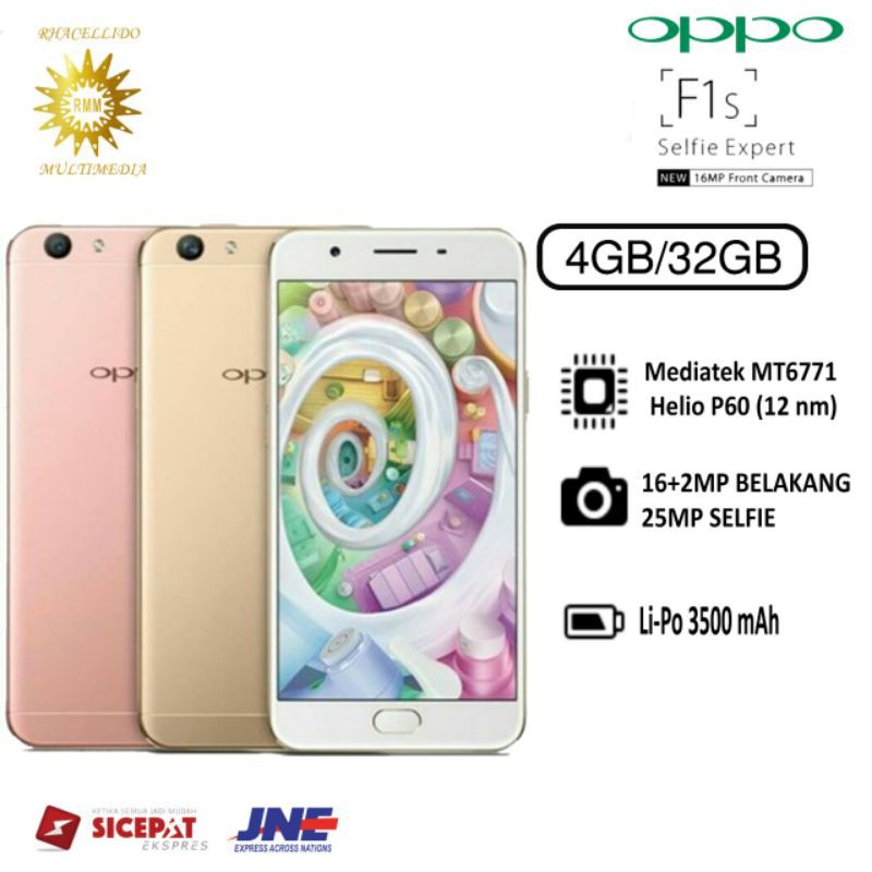 OPPO F1S 4/32GB GARANSI 1 TAHUN | Shopee Indonesia