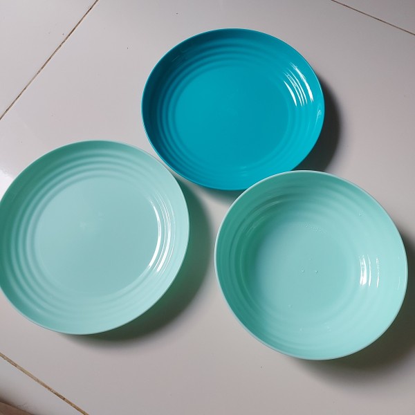 Piring Makan Lucent Greenleaf TOSCANA / Piring Makan Plastik Tebal