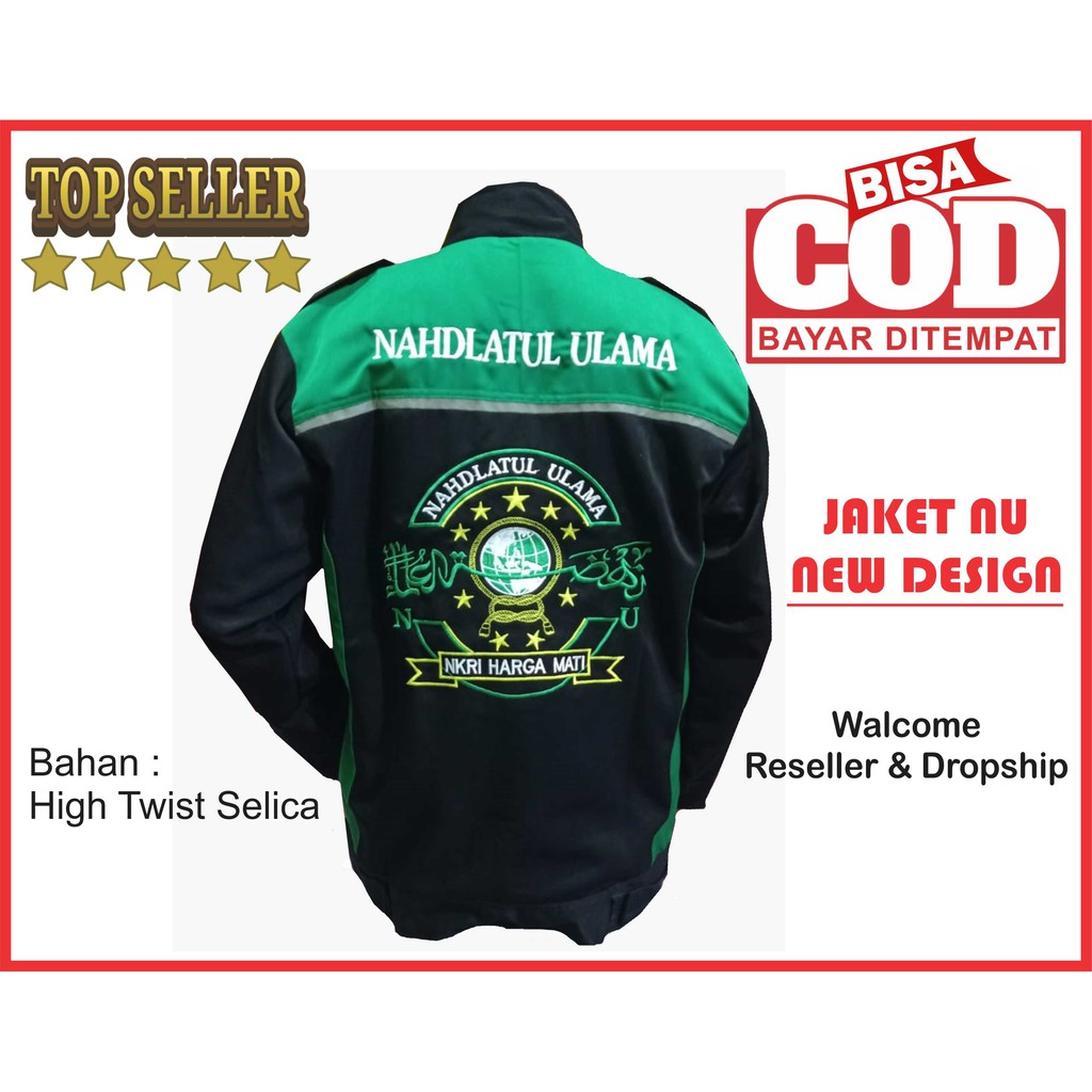 (BISA COD) JAKET NU NAHDLATUL ULAMA TERBARU/JAKET NU HIJAU MURAH/JAKET NAHDLATUL ULAMA TERBARU PR / Jaket NU Nahdlatul Ulama Nahdlotul Ulama (Premium) JAKET MAJLIS + BORDIR NAMA