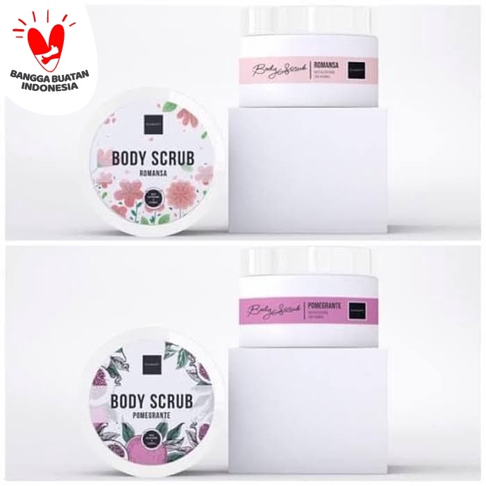 SCARLETT BODY SCRUB POMEGRANATE / LULUR MANDI SCARLETT POMEGRANATE