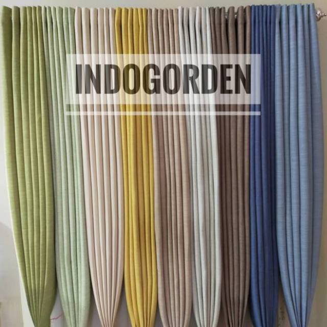 Gorden Blackout Polos Gorden Polos Warna Hijau Pink Cream Gorden Blackout Polos Gorden Polos Warna Hijau Pink Cream